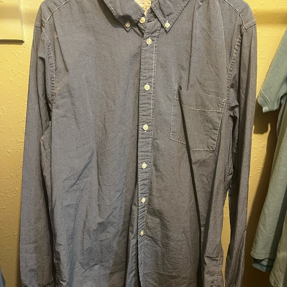 GAP Blue Button-Down Men's Shirt